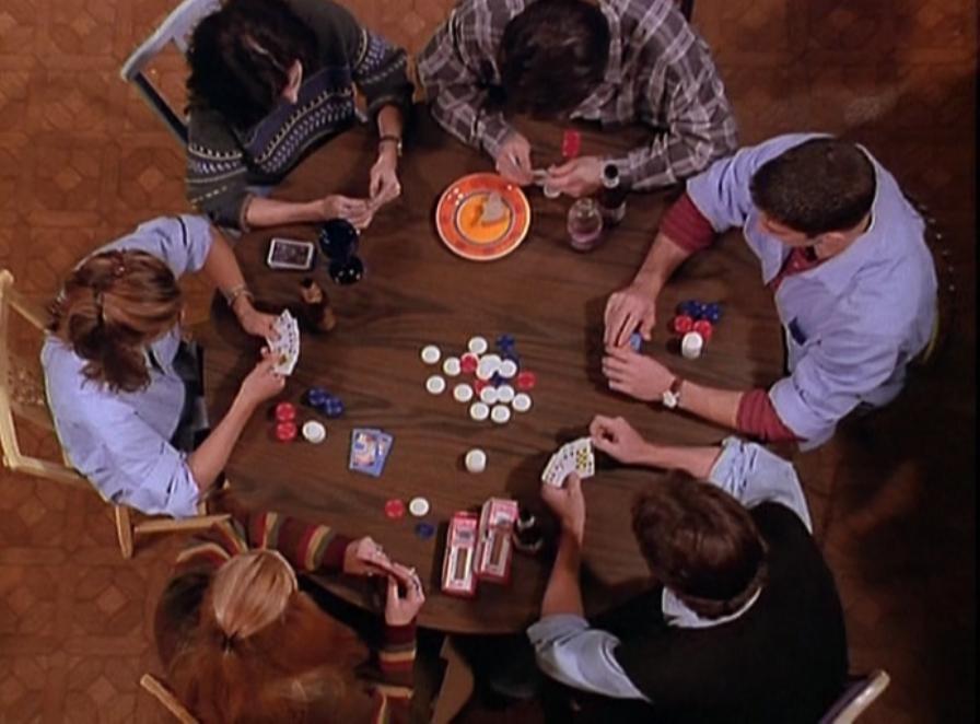 ... Quell ’  episodio di Friends interamente dedicato al poker 
