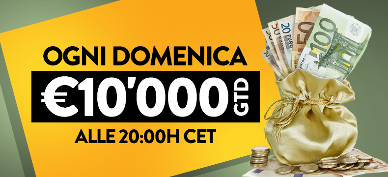 MAJOR DOMENICALE 10.000€ GTD: 'forlivora' mostra i muscoli e incassa 2.535€, runner-up 'bushido'!