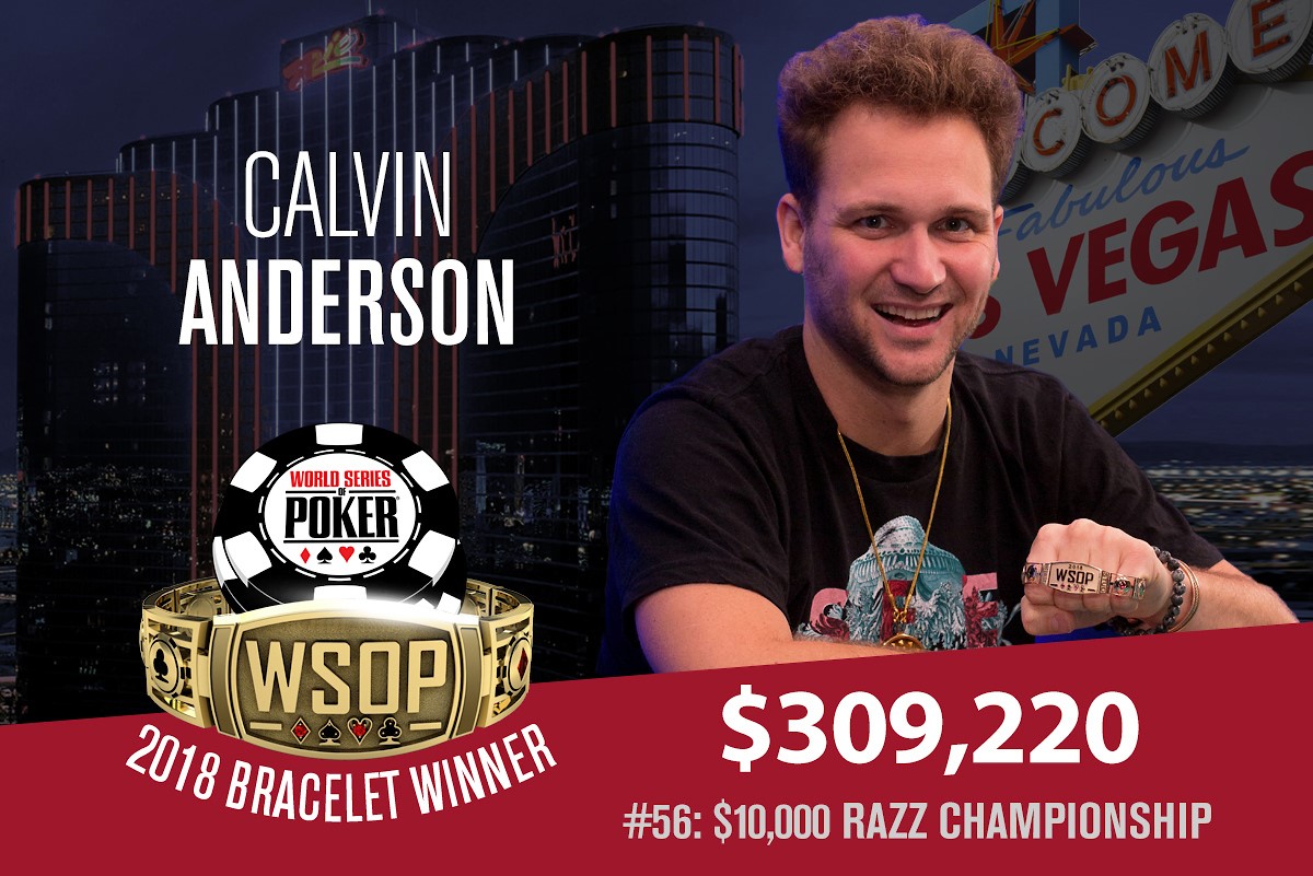 WSOP – Il top grinder Calvin Anderson vince il Championship di Razz, il braccialetto “rosa” va alla 35enne Jessica Dawley