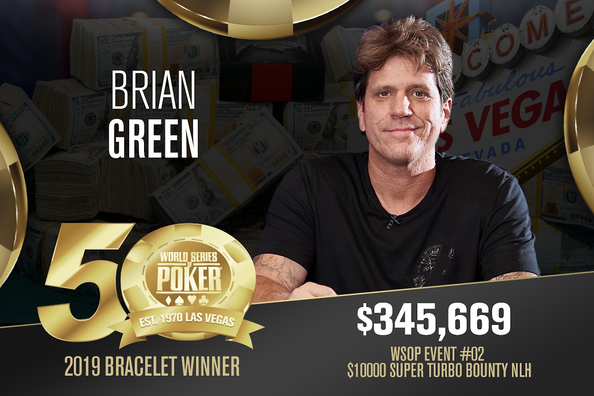 WSOP – Evento #2: Il primo braccialetto della 50° edizione va allo statunitense Brian Green! Sconfitto in heads-up Ali Imsirovic