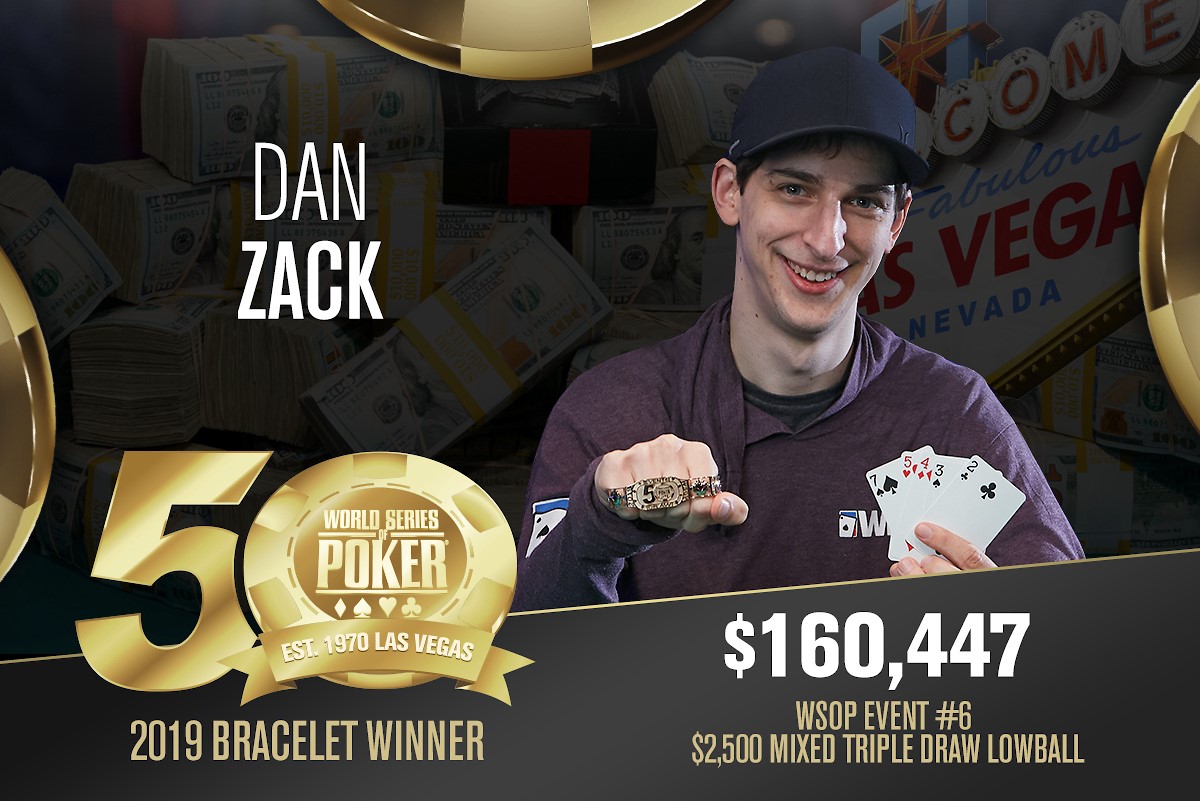 WSOP – Dan Zack finalmente conquista il braccialetto WSOP, titolo anche per Alex Epstein nel $10.000 Short Deck!