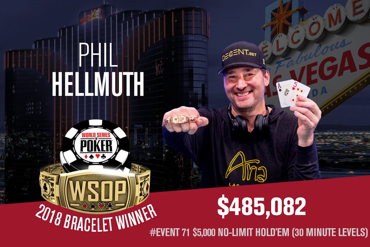 WSOP – Phil Hellmuth nella leggenda, vince il 15° braccialetto alle World Series! Titolo del $1,500 nlhe/PLO a Jordan Polk