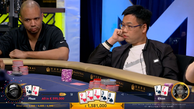 Piatto da record in diretta televisiva: Paul Phua ed Elton Tsang si sono contesi 1.581.000 euro nel Triton Cash Game!