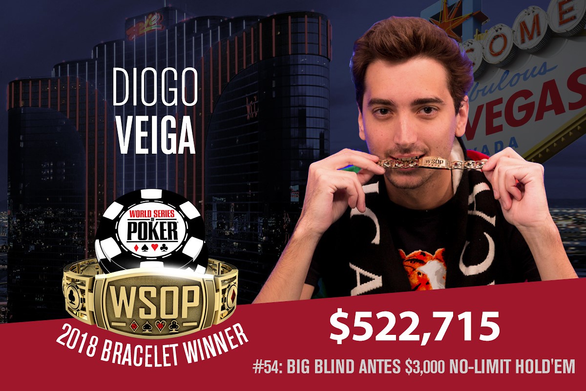 WSOP – Braccialetto in Portogallo con Diogo Veiga, la coppia “casuale” Pantaleo/Luther ha vinto il titolo del $1,000 Tag Team Event