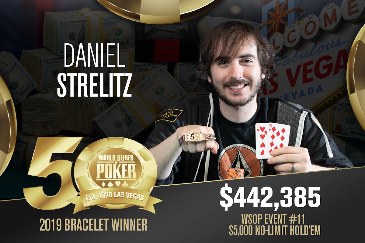 WSOP – Daniel Strelitz fa suo il $5.000 no-limit hold'em, impresa di Daniel Park nel $1.000 Super Turbo Bounty!